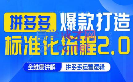 云杉老师·拼多多爆款打造标准化流程2.0-金腾创业
