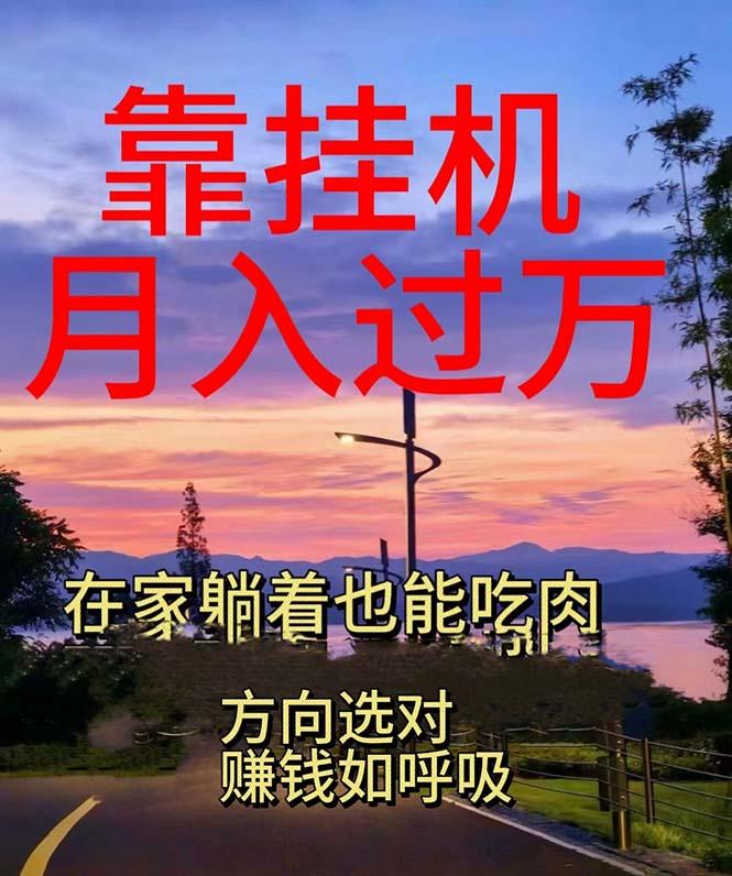靠挂机，日入1000+，躺着也能吃肉，电脑手机都可挂-金腾创业
