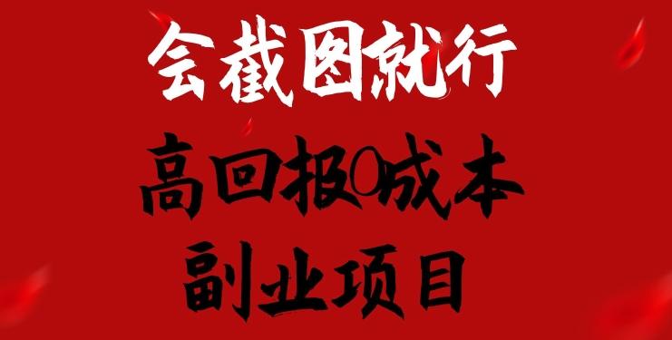 会截图就行，高回报0成本副业项目，卖离婚模板一天1.5k+【揭秘】-金腾创业