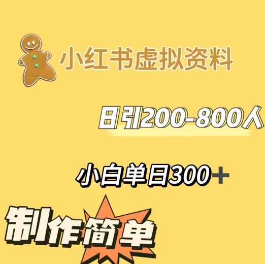 小红书动漫治愈图文的玩法，日引200-800人，小白单日变现300+-金腾创业