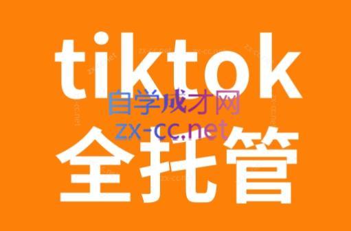 TikTok跨境电商全托管运营模式精品课-金腾创业